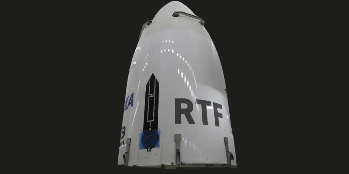 H3ロケットフェアリング　画像提供：JAXA