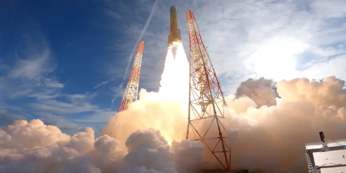 H3ロケット打ち上げ　画像提供：JAXA